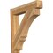Ekena Millwork Balboa Craftsman Rough Sawn Outlooker, Western Red Cedar, 8"W x 40"D x 40"H OUT08X40X40BOA04RWR - alternate 1